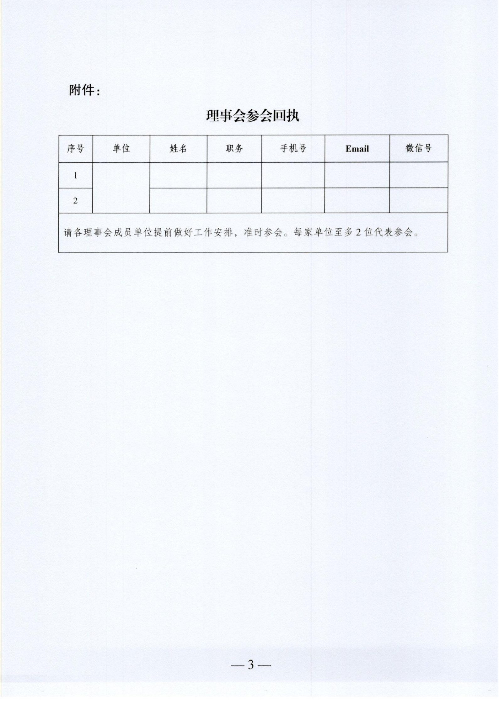 关于召开二届五次理事会的通知（图3）