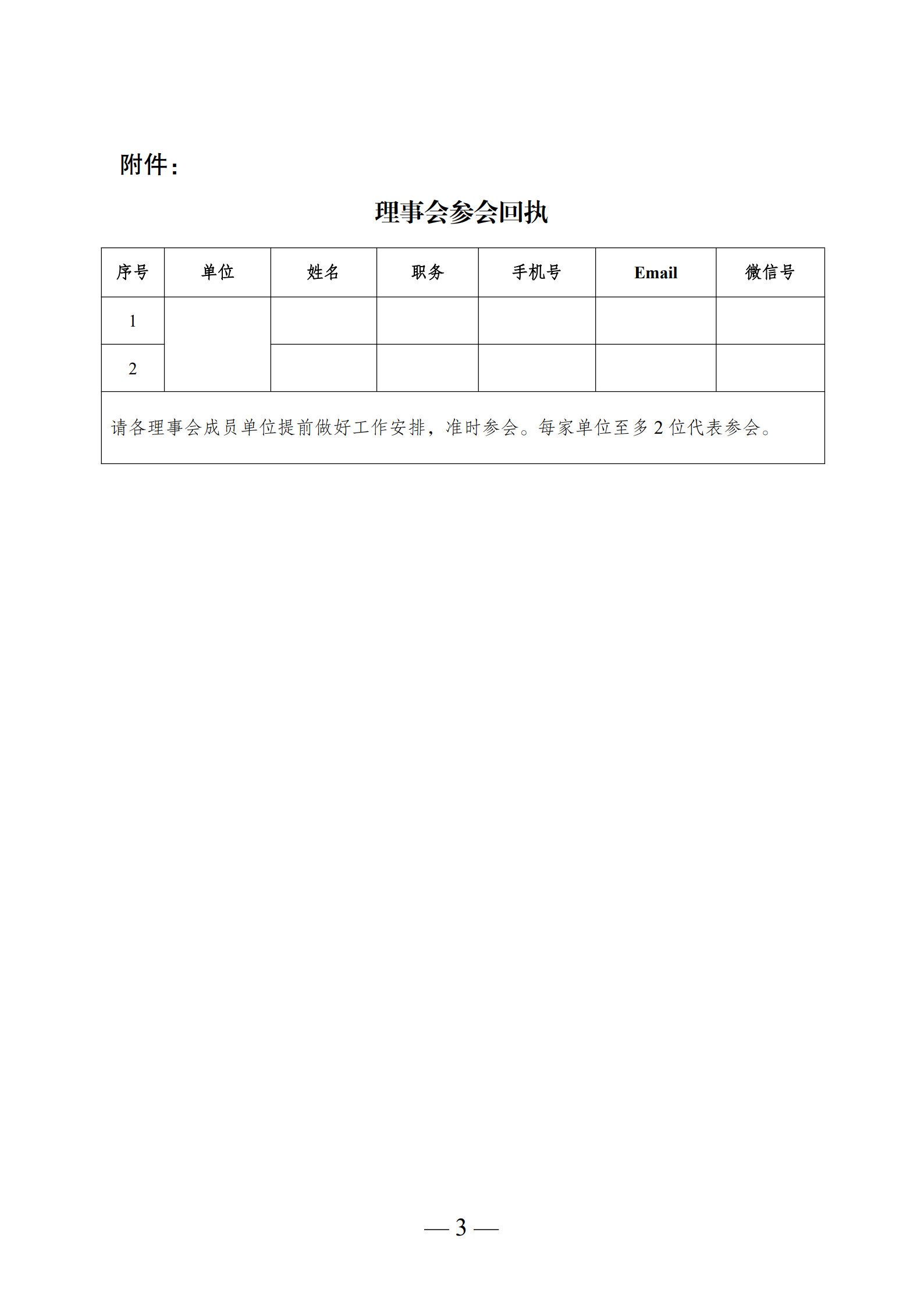 关于召开二届四次理事会的通知（图3）